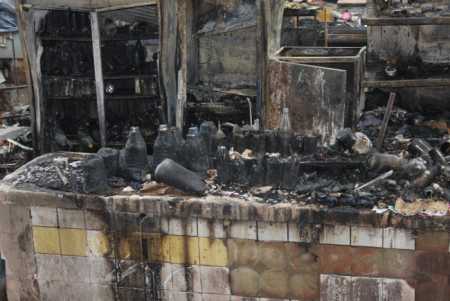 В Саратове сгорел Сенной рынок